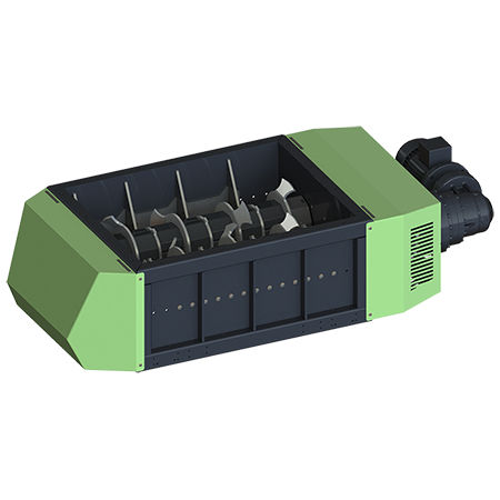 Déchiqueteur à 2 arbres - P 100 - Robust d.o.o. - pour le bois / de déchets / plastique
