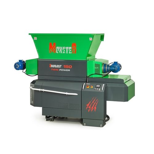 Déchiqueteur à 2 arbres - P 150 TWIN POWER - Robust d.o.o. - pour le bois / de déchets / plastique