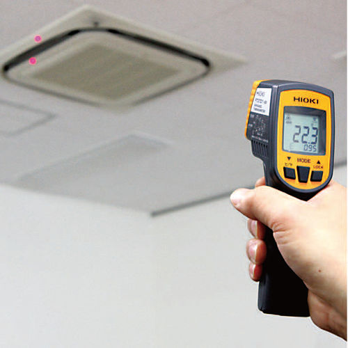 Thermomètre à infrarouge - FT37 series - HIOKI EUROPE GmbH - avec afficheur LCD / pour HVAC / sans contact