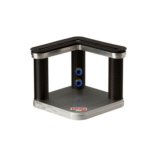 Ventouse d'angle - 150x35x150 - GNC Meccanica - en caoutchouc / aluminium / modulaire
