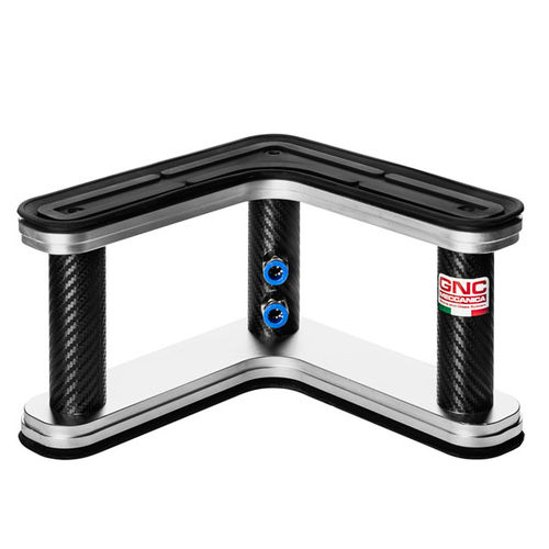 Ventouse d'angle - 200x50x200 - GNC Meccanica - en caoutchouc / aluminium / modulaire