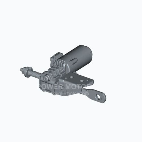 Motoréducteur DC - PGM.WH50EL-25-24180C - Shenzhen Power Motor Industrial Co., Ltd. - à vis sans fin / concentrique / 10 W...50 W