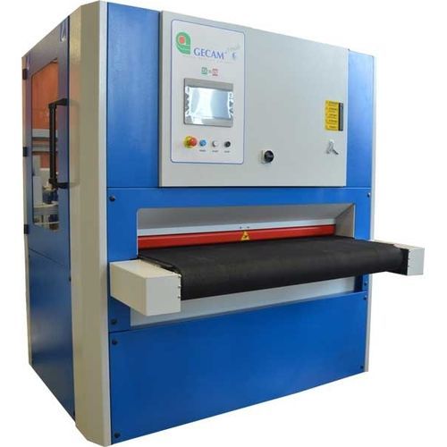 Ébavureuse à brosse - G135 - GECAM SRL - à bande abrasive / de finition / automatique