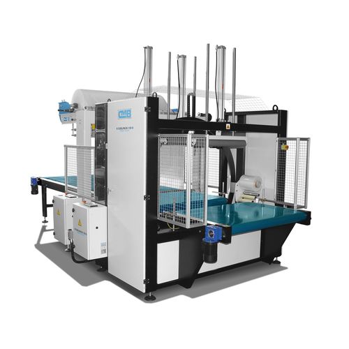 Banderoleuse avec couronne tournante - COOLPACK-150-EXPRESS - CONSTRUCCIONES METÁLICAS J BARBERAN, SA - automatique / pour meuble / pour produits finis