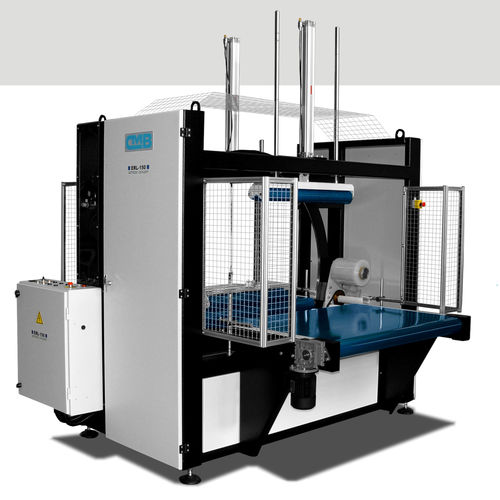 Banderoleuse avec couronne tournante - ERL-150-EXPRESS - CONSTRUCCIONES METÁLICAS J BARBERAN, SA - automatique / pour produits de grandes dimensions / pour produits volumineux