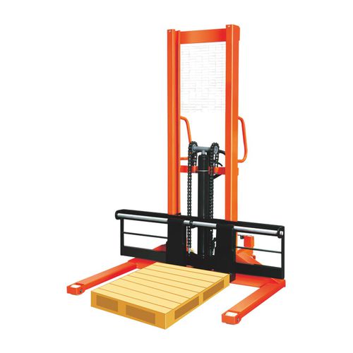 Gerbeur manuel - CTY-EW - Niuli Machinery Manufacture Co., Ltd. - avec longeron encadrant