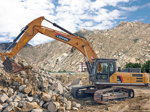 Pelleteuse intermédiaire - FR330D - Lovol Heavy Industry Co., Ltd. - sur chenilles / diesel / pour chantier de construction