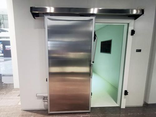 Porte coulissante - Shandong Wiskind Steel Building Stock Co., Ltd. - en acier inoxydable / en aluminium / en acier