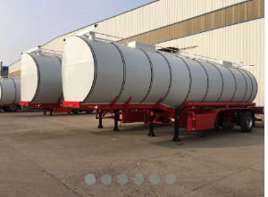 Semi-remorque porte-conteneur - CLW582E - CLW GROUP - à 3 essieux / tractée / de ciment