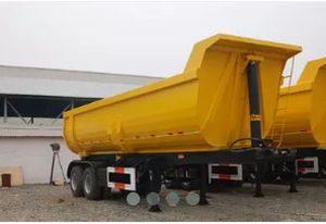 Semi-remorque benne - CLW5310 - CLW GROUP - porte-engin / pour flexible / de pierre