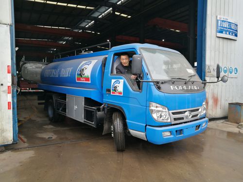 Camion de transport - Foton 5cbm LHD - CLW GROUP - à lait / à 2 essieux / à moteur diesel