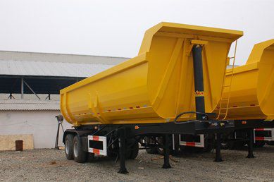 Semi-remorque porte-engin - CLW5310 - CLW GROUP - benne / pour flexible / de pierre