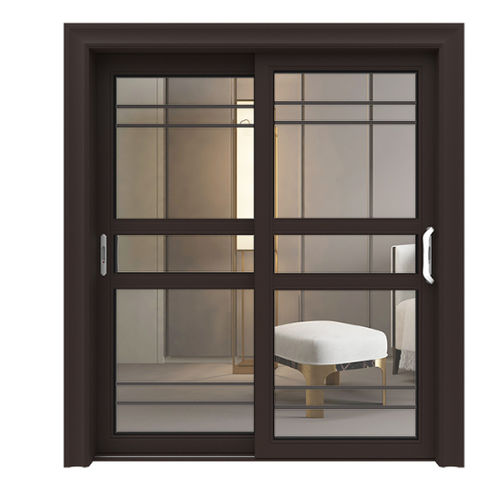 Système de portes coulissant - Fujian Fen'an Aluminium Co., Ltd. - en aluminium / pour l'intérieur