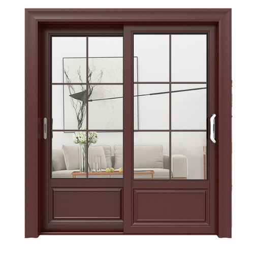 Système de portes coulissant - Fujian Fen'an Aluminium Co., Ltd. - en aluminium / en verre / pour l'intérieur