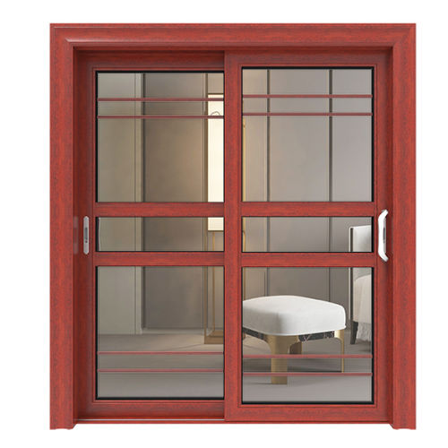 Porte coulissante - J100 - Fujian Fen'an Aluminium Co., Ltd. - en aluminium / en bois / pour l'intérieur