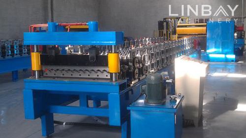 Profileuse pour silos en acier - WUXI LINBAY MACHINERY CO.,LTD - automatique / poinçonnage / avec découpe