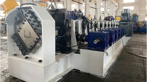 Profileuse pour glissières de sécurité - WUXI LINBAY MACHINERY CO.,LTD - pour rail de guidage / automatique / poinçonnage