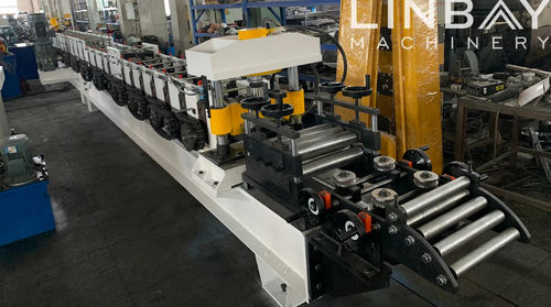 Profileuse pour profilés - WUXI LINBAY MACHINERY CO.,LTD - automatique / poinçonnage / avec découpe