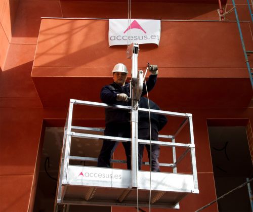 Plateforme de travail - FT-021 - ACCESUS - suspendue / électrique