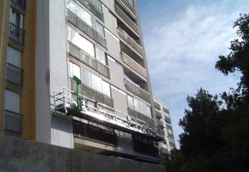 Plateforme de levage - FT-007 - ACCESUS - suspendue / pour chantier / électrique