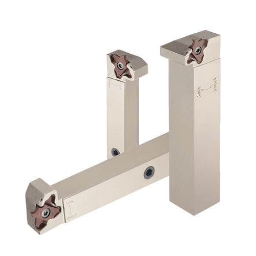 Outil de rainurage et tronçonnage à plaquettes - QUAD-RUSH - TAEGU TEC España - avec fluide de refroidissement haute pression