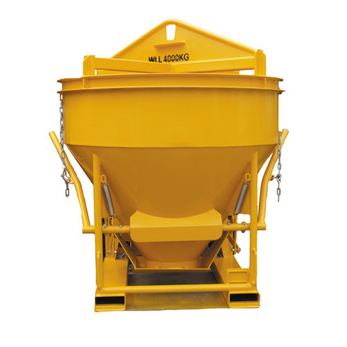 Benne à béton conique - CKM/BGK - Longhe Intelligent Equipment Manufacturing Co.,Ltd - à fond ouvrant