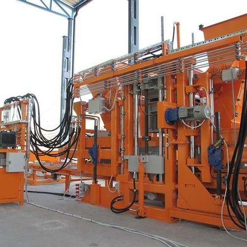 Machine de fabrication de blocs stationnaire - R-1500 - Scandinavian UK Machines AB - en béton / automatique