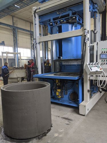 Machine de fabrication de blocs en béton - E-12L - Scandinavian UK Machines AB - automatique / mobile