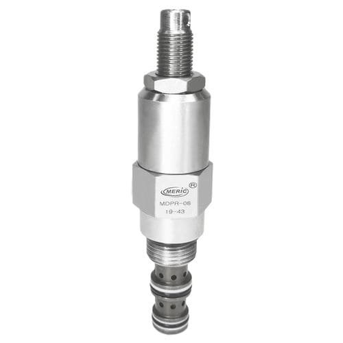 Soupape de surpression cartouche - MDPR-08 series - Wenzhou Meric Hydraulic Technology Co.,Ltd - de régulation de débit / à commande assistée / compacte