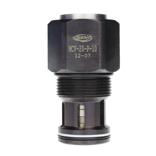 Clapet anti-retour à soupape - MCV-20-P series - Wenzhou Meric Hydraulic Technology Co.,Ltd - en acier / à ressort / compact