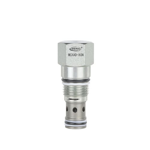 Clapet anti-retour à soupape - MCXAD series - Wenzhou Meric Hydraulic Technology Co.,Ltd - fileté / en acier / à ressort