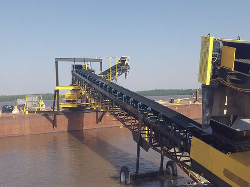 Convoyeur à bande - A04 - HeBei JunTong Machinery - mobile / pour produits en vrac