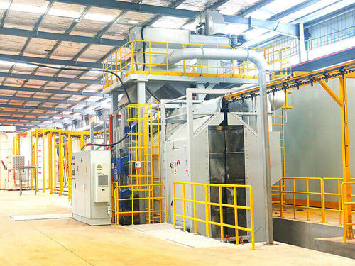 Grenailleuse à convoyeur aérien - MCT series - MAYFLAY Machinery (Huizhou) Co., Ltd. - pour métal / automatique / continue