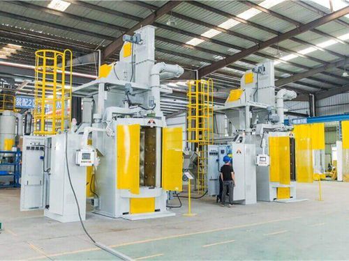 Grenailleuse à table tournante - MDT2 series - MAYFLAY Machinery (Huizhou) Co., Ltd. - à turbine / pour métal / de tôles
