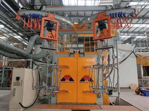 Grenailleuse de précontrainte à crochet - MHB2-1616P37-4 - MAYFLAY Machinery (Huizhou) Co., Ltd. - à turbine / pour métal / de tôles