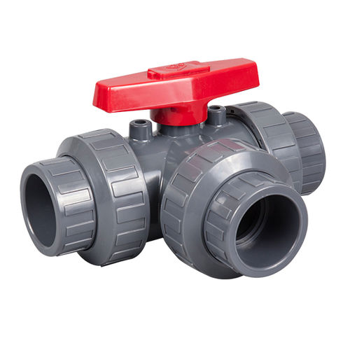 Vanne à boisseau sphérique - Ningbo Baodi Plastic Valve Co., Ltd. - manuelle / pour acide / à souder