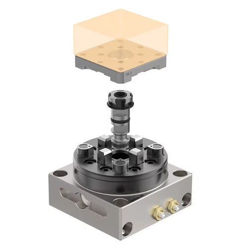 Mandrin de serrage de pièce à grande précision - MacroNano - GF Machining Solutions - pneumatique