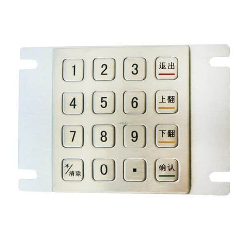 Clavier numérique 16 touches - MKA-44N - MATE TECHNOLOGY SHENZHEN LIMITED - encastrable / USB / PS2