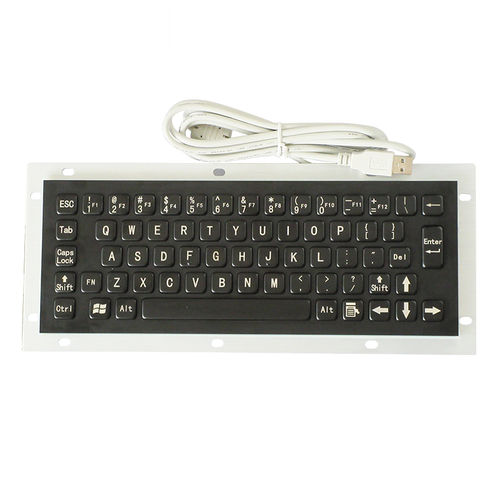 Clavier en inox - MKA-65-BF-V1 - MATE TECHNOLOGY SHENZHEN LIMITED - encastrable / à touches mécaniques / 66 touches