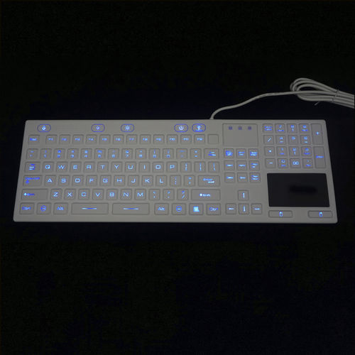Clavier étanche aux liquides - MKB-107-PNLM - MATE TECHNOLOGY SHENZHEN LIMITED - de bureau / à touches mécaniques / 2 touches de souris