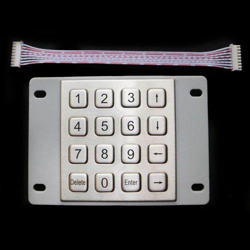 Clavier numérique 16 touches - MKA-16N-V2-MX - MATE TECHNOLOGY SHENZHEN LIMITED - encastrable / en inox / USB
