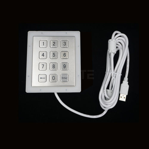 Clavier numérique 12 touches - MKA-12N-V1 - MATE TECHNOLOGY SHENZHEN LIMITED - encastrable / en métal / IP65