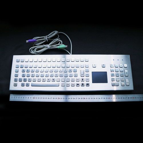 Clavier en inox - MKA-104-PNM - MATE TECHNOLOGY SHENZHEN LIMITED - de bureau / à touches mécaniques / 2 touches de souris