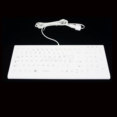 Clavier médical - MKB-101-NM - MATE TECHNOLOGY SHENZHEN LIMITED - de bureau / à interrupteurs à ciseaux / 101 touches