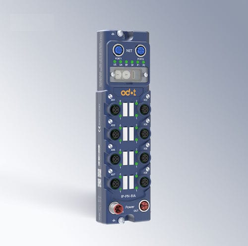 Module E/S numérique - IP-PN-8IA - ODOT Automation - ProfiNet / IO-Link / à 8 E/S