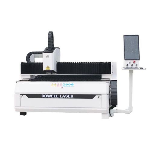 Machine de découpe laser à fibre - 3015 - Jinan Dowell Photoelectricity Equipment Co., Ltd. - pour aluminium / pour acier inoxydable / pour laiton
