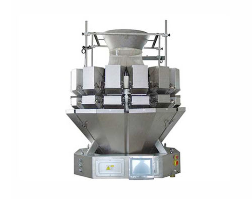 Peseuse de légumes - ZV-AM series - Foshan Coretamp Packaging Machinery Co., Ltd - associative / avec alimentateur vibrant