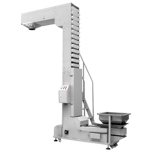 Élévateur à godet pour l'industrie agroalimentaire - Foshan Coretamp Packaging Machinery Co., Ltd - à chaîne / automatique / de transport