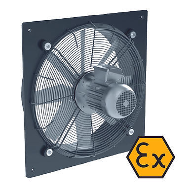 Ventilateur mural - P-AF EX series - POINT KLIMA - ATEX / silencieux / IP55