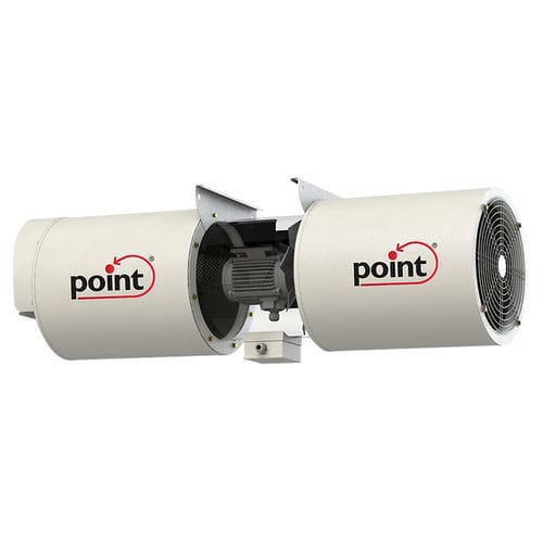 Ventilateur à bruit réduit - P-AJF series - POINT KLIMA - hélicoïde / 380 Vca / à moteur électrique